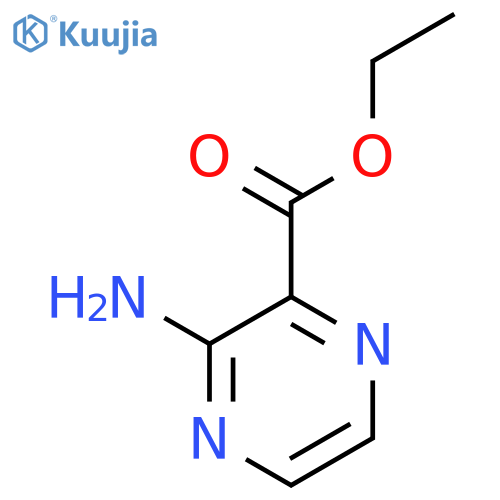 Ethyl 3-aminopyrazine-2-carboxylate structure
