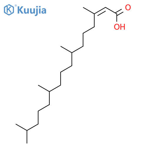 2-Hexadecenoic acid,3,7,11,15-tetramethyl- structure