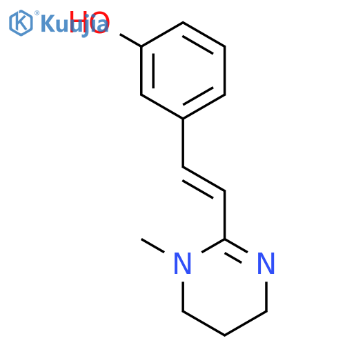 (E)-3-(2-(1-Methyl-1,4,5,6-tetrahydropyrimidin-2-yl)vinyl)phenol structure