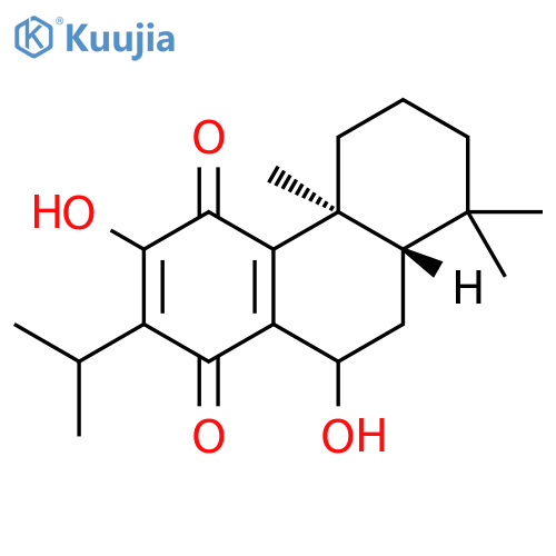 1,4-Phenanthrenedione, 4b,5,6,7,8,8a,9,10-octahydro-3,10-dihydroxy-4b,8,8-trimethyl-2-(1-methylethyl)-, (4bS,8aS)- structure