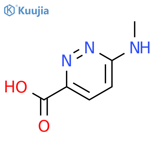 6-(Methylamino)pyridazine-3-carboxylicAcid structure