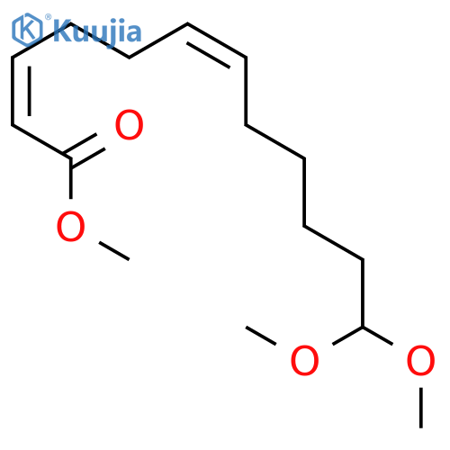 2,6-DODECADIENOIC ACID, 12,12-DIMETHOXY-, METHYL ESTER, (2Z,6Z)- structure
