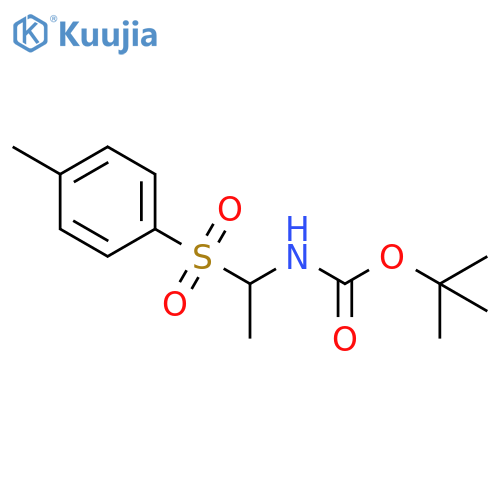 Carbamic acid, [1-[(4-methylphenyl)sulfonyl]ethyl]-, 1,1-dimethylethylester structure