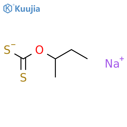Carbonodithioic acid,O-(1-methylpropyl) ester, sodium salt (1:1) structure