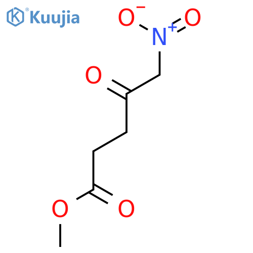 Pentanoic acid, 5-nitro-4-oxo-, methyl ester structure