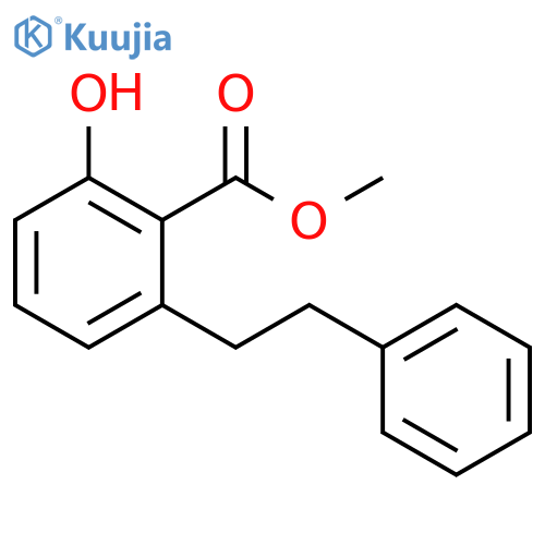 methyl 2-hydroxy-6-(2-phenylethyl)benzoate structure