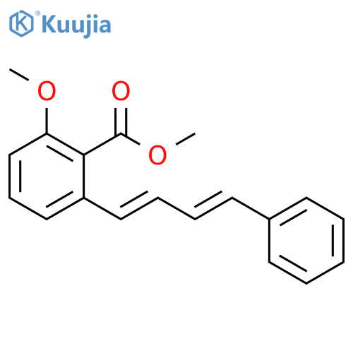 methyl 2-methoxy-6-[(1E,3E)-4-phenylbuta-1,3-dienyl]benzoate structure