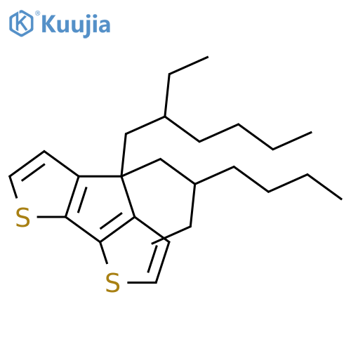 4,4-Bis(2-ethylhexyl)-4H-cyclopenta[1,2-b:5,4-b']dithiophene structure