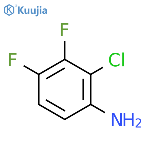 2-Chloro-3,4-difluoroaniline structure