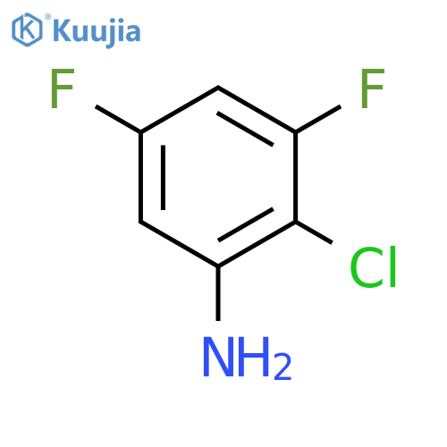 2-Chloro-3,5-difluoroaniline structure