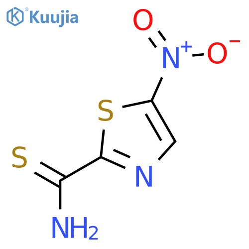 5-nitro-1,3-thiazole-2-carbothioamide structure