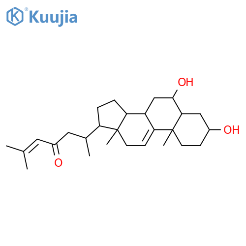 Cholesta-9(11),24-dien-23-one,3,6-dihydroxy-, (3b,5a,6a)- (9CI) structure