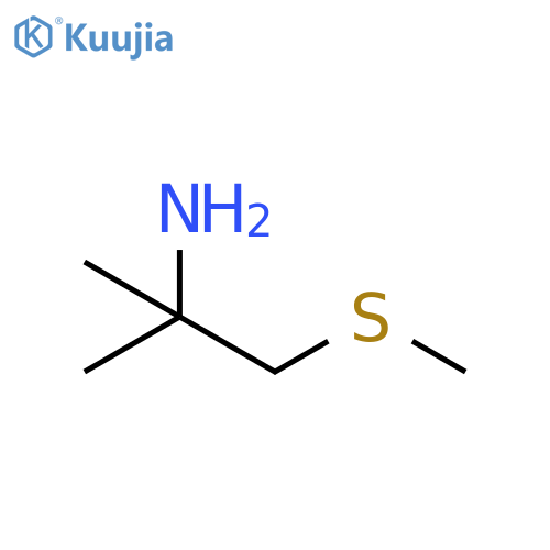 2-methyl-1-(methylsulfanyl)propan-2-amine structure