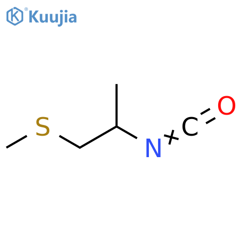 2-isocyanato-1-(methylsulfanyl)propane structure