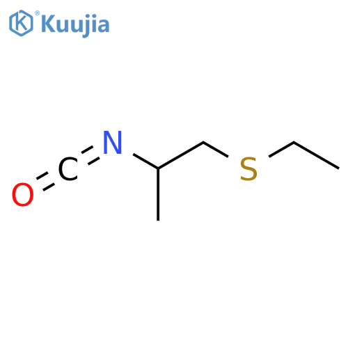 1-(Ethylsulfanyl)-2-isocyanatopropane structure