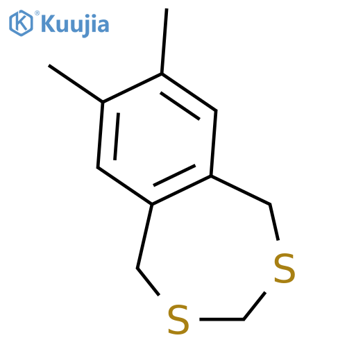2,4-Benzodithiepin,1,5-dihydro-7,8-dimethyl- structure