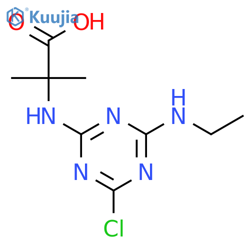 Cyanazine Acid structure