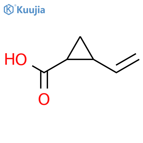 2-ethenylcyclopropane-1-carboxylic acid structure