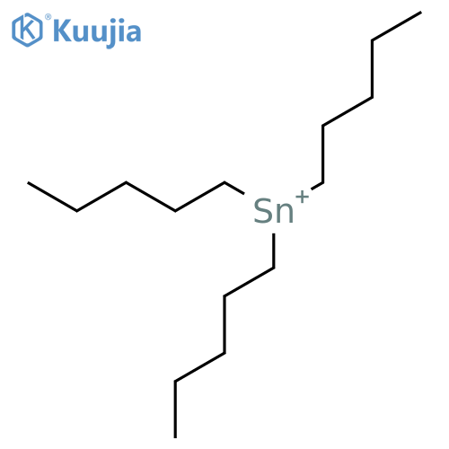 Stannylium, tripentyl- structure