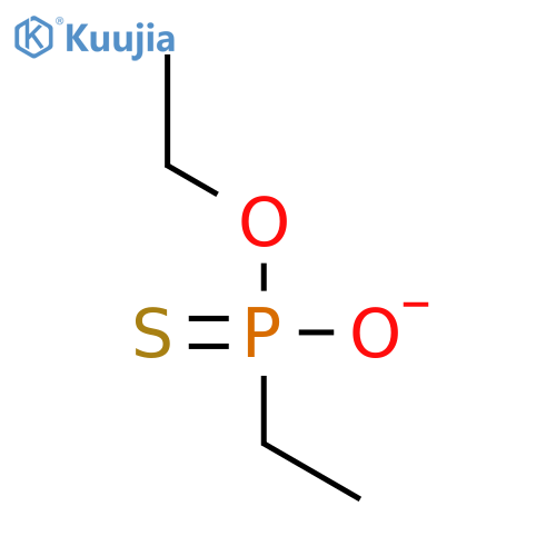 Phosphonothioic acid, ethyl-, O-ethyl ester, (±)- structure