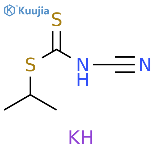 Carbamodithioic acid, cyano-, 1-methylethyl ester, potassium salt structure