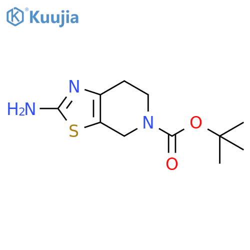 tert-butyl 2-amino-4H,5H,6H,7H-[1,3]thiazolo[5,4-c]pyridine-5-carboxylate structure