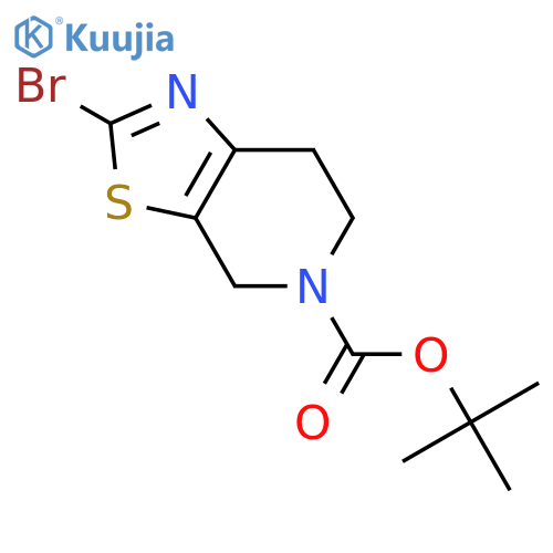 tert-butyl 2-bromo-4H,5H,6H,7H-[1,3]thiazolo[5,4-c]pyridine-5-carboxylate structure