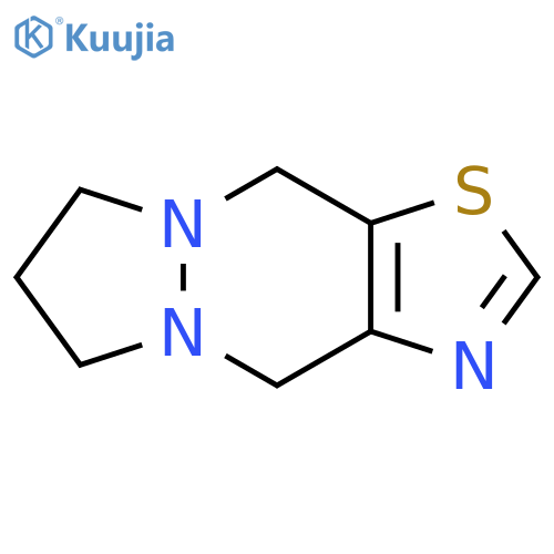6H-Pyrazolo[1,2-a]thiazolo[4,5-d]pyridazine, 4,7,8,10-tetrahydro- structure