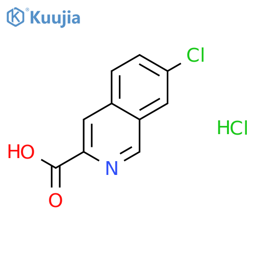 7-Chloro-3-isoquinolinecarboxylic Acid Hydrochloride structure