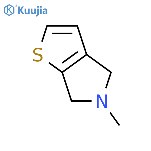 4H-Thieno[2,3-c]pyrrole,5,6-dihydro-5-methyl- structure