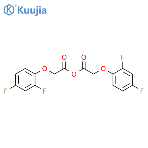 [2-(2,4-difluorophenoxy)acetyl] 2-(2,4-difluorophenoxy)acetate structure