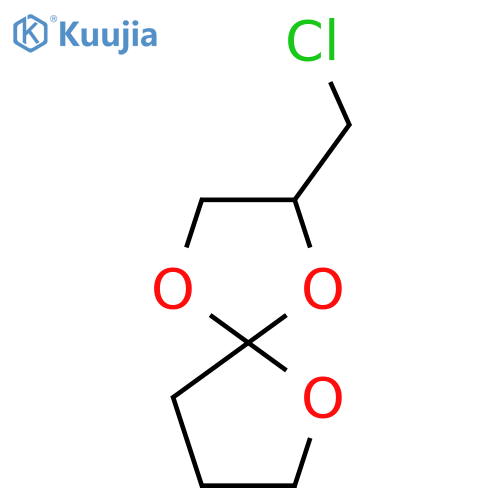 1,4,6-Trioxaspiro[4.4]nonane, 2-(chloromethyl)- structure