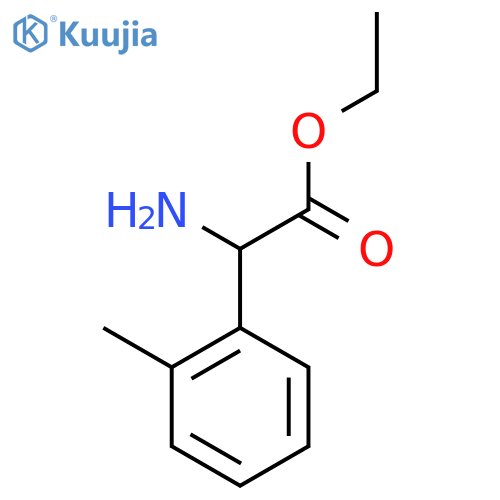 Ethyl 2-amino-2-(2-methylphenyl)acetate structure
