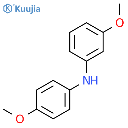 3-Methoxy-N-(4-methoxyphenyl)aniline structure