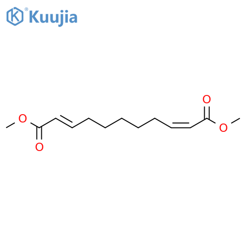 2,9-Undecadienedioic acid, dimethyl ester, (E,Z)- structure