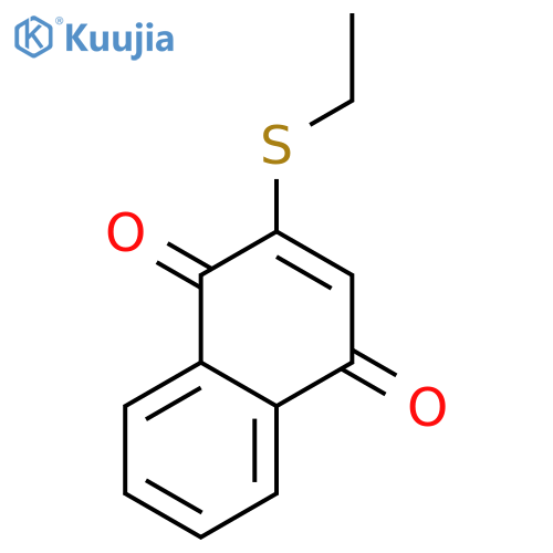 2-ethylsulfanylnaphthalene-1,4-dione structure