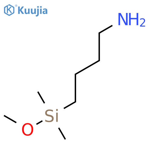 1-Butanamine,4-(methoxydimethylsilyl)- structure