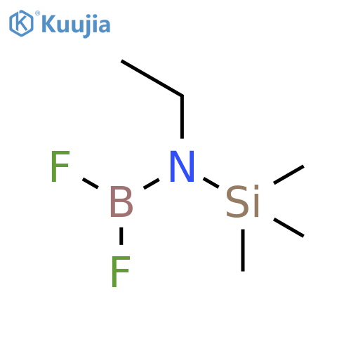 Boranamine, N-ethyl-1,1-difluoro-N-(trimethylsilyl)- structure
