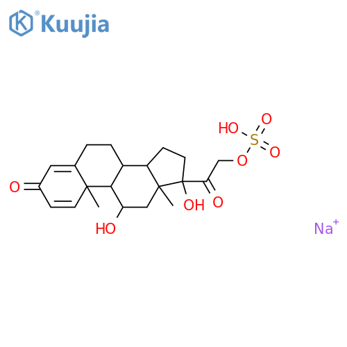 Prednisolone 21-Sulfate Sodium Salt structure