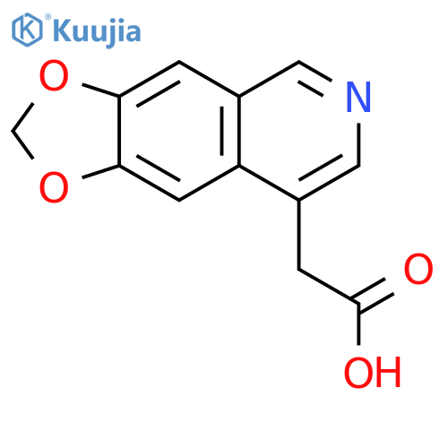 2-(1,3Dioxolo4,5-GIsoquinolin-8-Yl)Acetic Acid structure