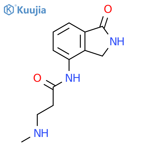 Propanamide, N-(2,3-dihydro-1-oxo-1H-isoindol-4-yl)-3-(methylamino)- structure