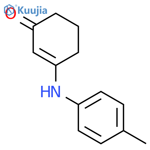 3-(4-Methylphenyl)aminocyclohex-2-en-1-one structure