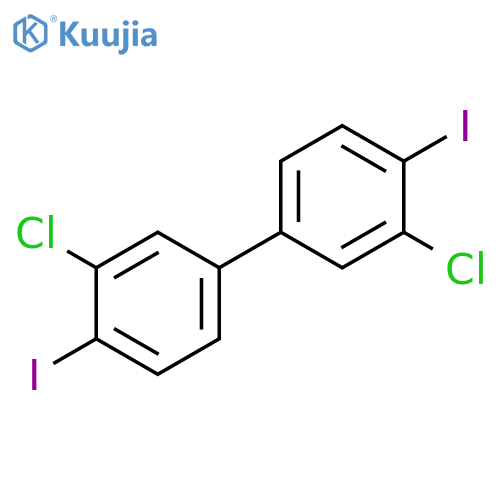 1,1'-Biphenyl, 3,3'-dichloro-4,4'-diiodo- structure