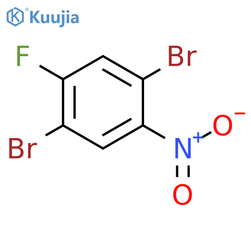 1,4-Dibromo-2-fluoro-5-nitrobenzene structure