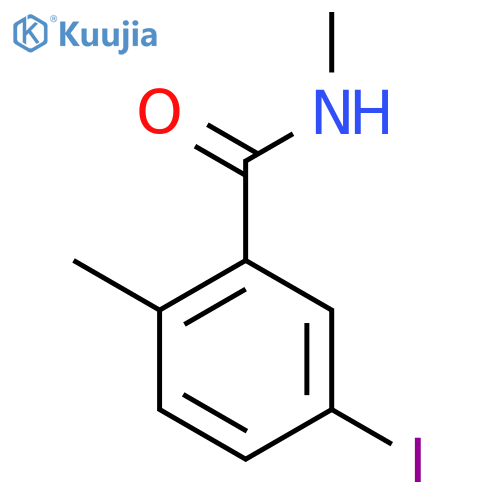 5-Iodo-N,2-dimethylbenzamide structure