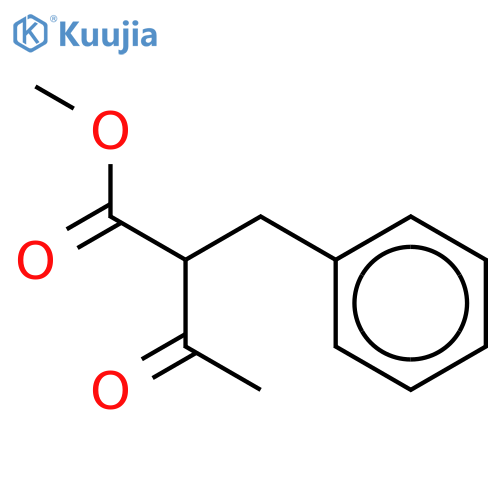 Benzenepropanoic acid, a-acetyl-, methyl ester structure