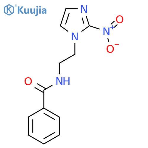 Benzamide,N-[2-(2-nitro-1H-imidazol-1-yl)ethyl]- structure