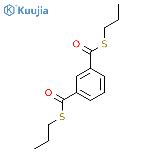 1,3-Benzenedicarbothioic acid, S,S-dipropyl ester structure