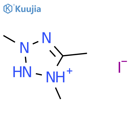 1H-Tetrazolium, 1,3,5-trimethyl-, iodide structure
