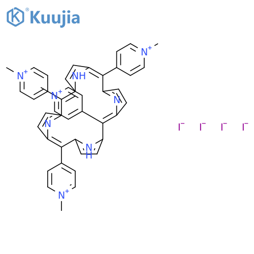 4,4',4'',4'''-porphyrin-5,10,15,20-tetrayltetrakis(1-methylpyridinium) tetraiodide structure